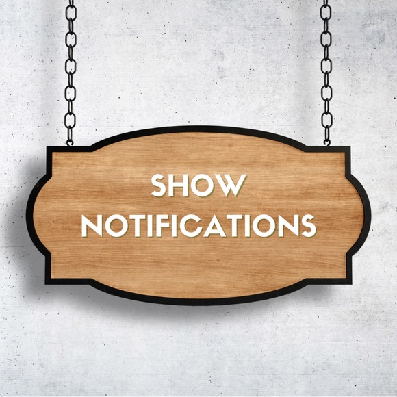Like this for show notifications - Picture 1 of 1